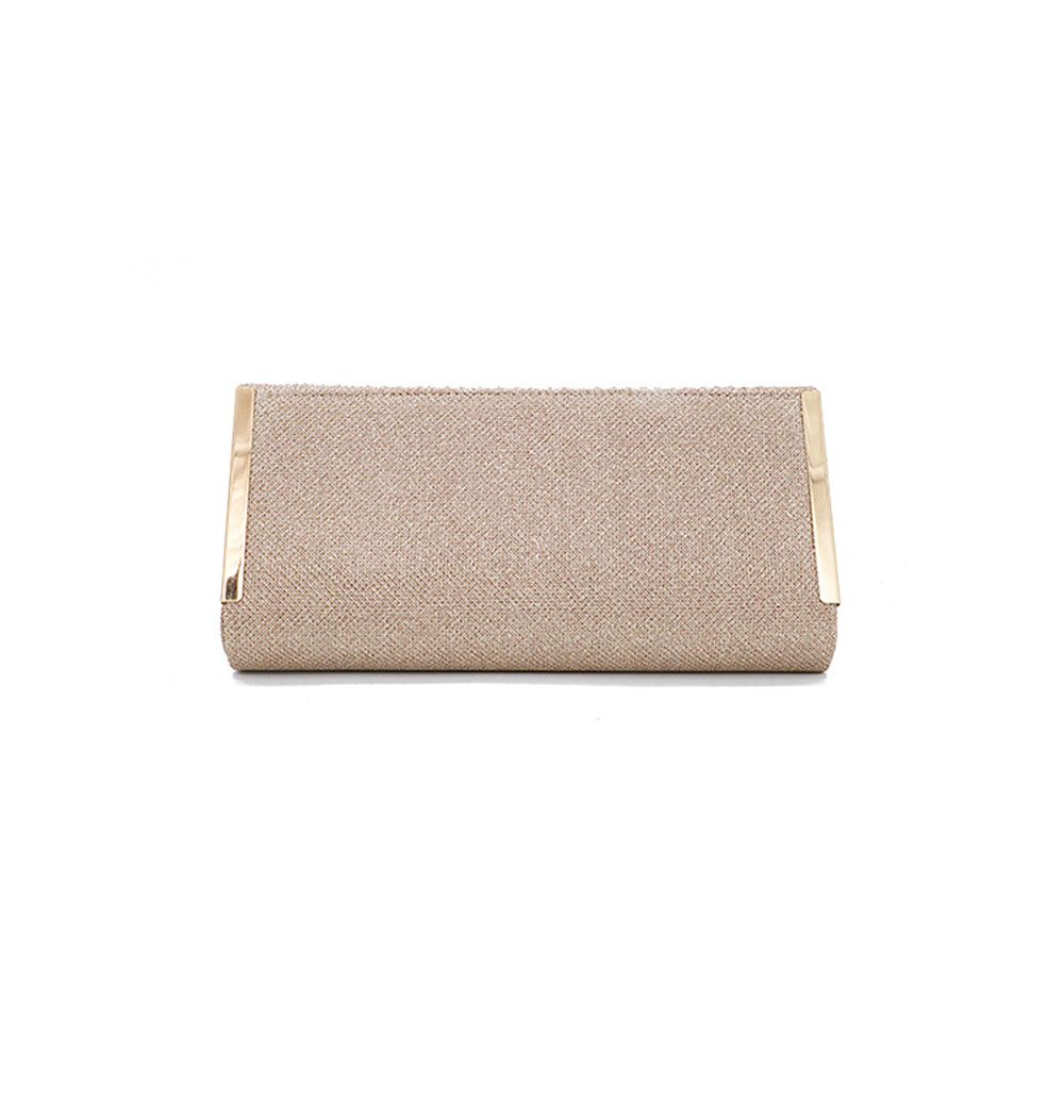 Women Purse Wedding Evening Bag Party Handbag-Golden
