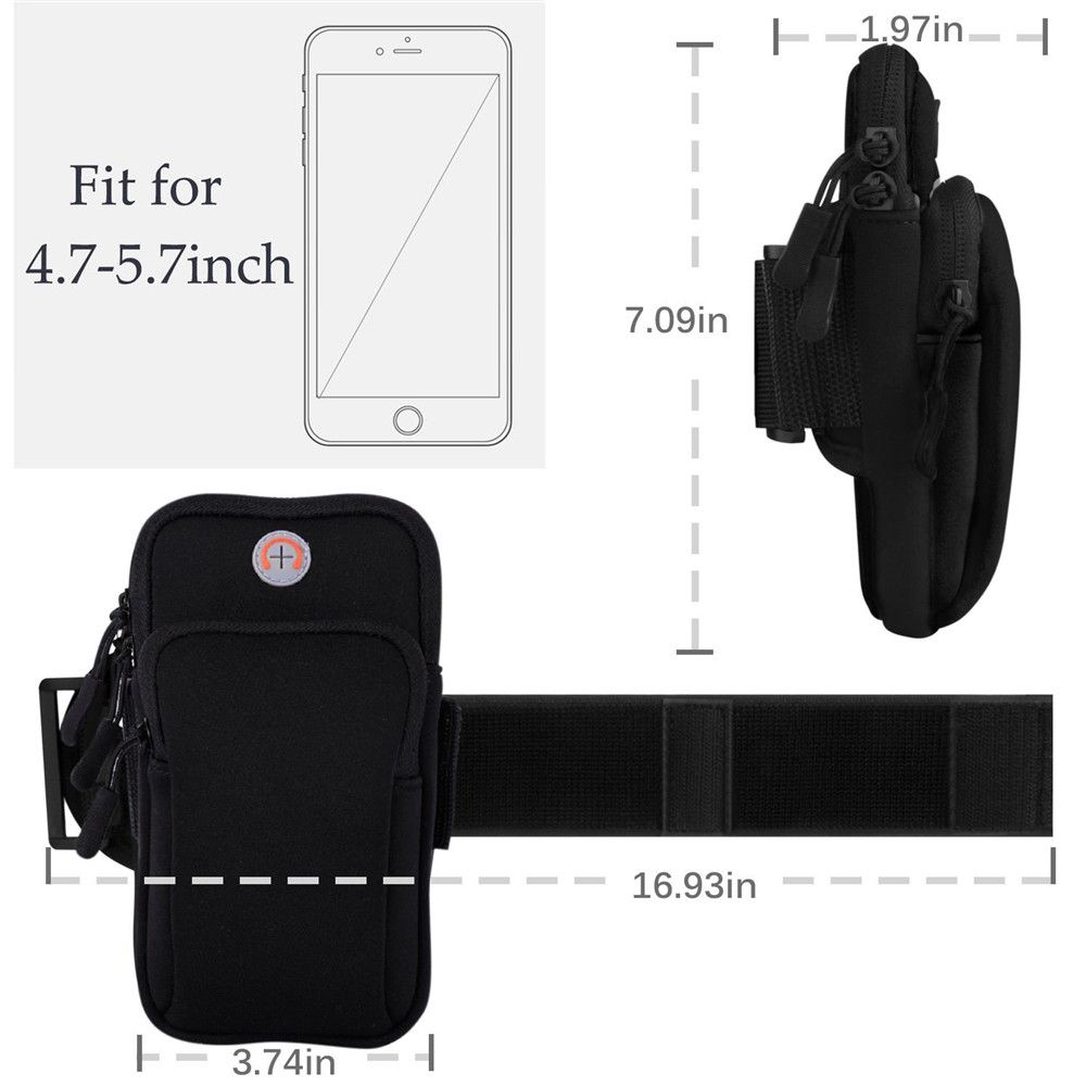 Sport Running Armband Phone Holder Armbag Pouch Bag