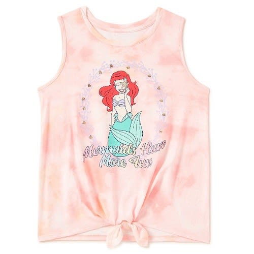 Disney Ariel Girls Starfish Tank Tie Top