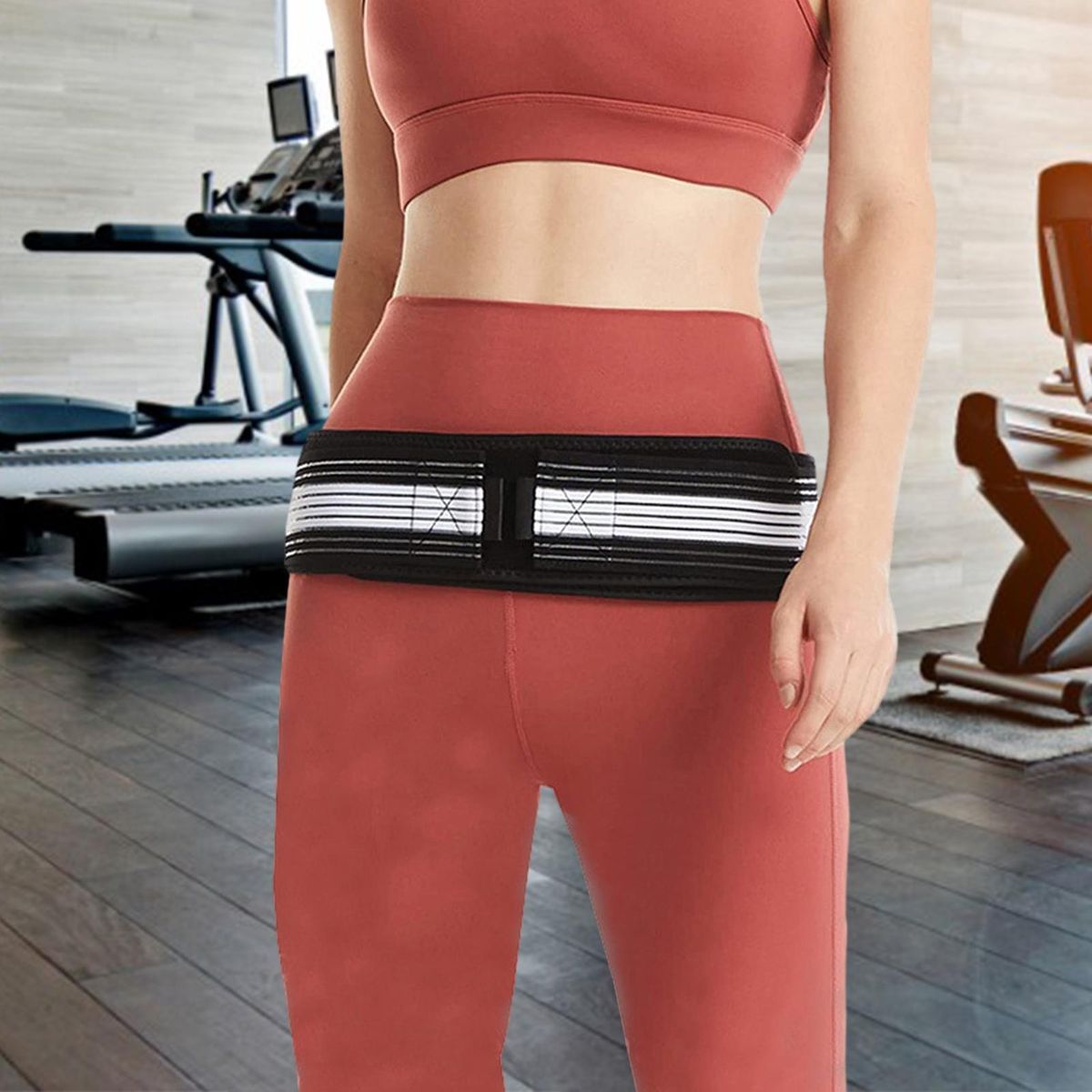 Posture Correcting Belt for Sciatica Recovery Premium Back Support Black