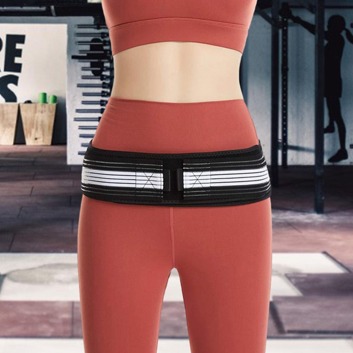 Posture Correcting Belt for Sciatica Recovery Premium Back Support Black