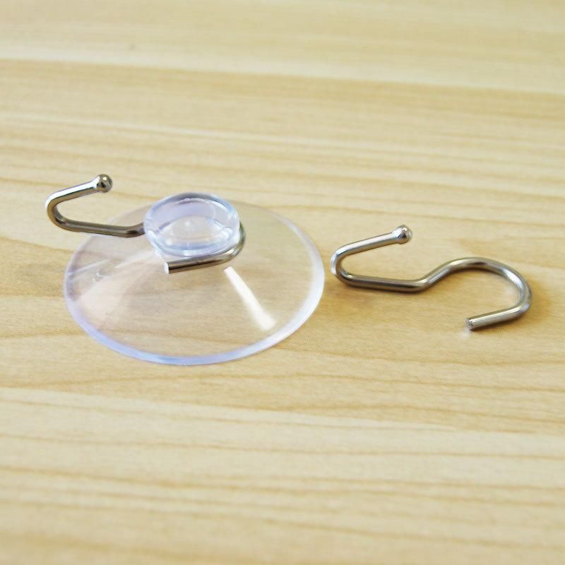 10 Transparent Suction Cup Suction Cup Hook Clothes Jacket
