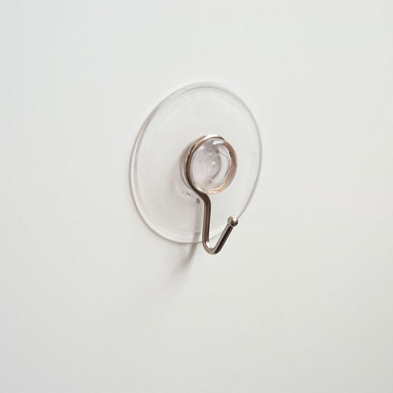 10 Transparent Suction Cup Suction Cup Hook Clothes Jacket