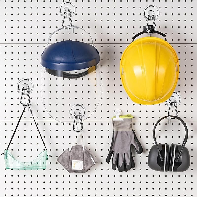 12 Pack Strong Magnetic Hooks, 60LBS Heavy Duty Magnet