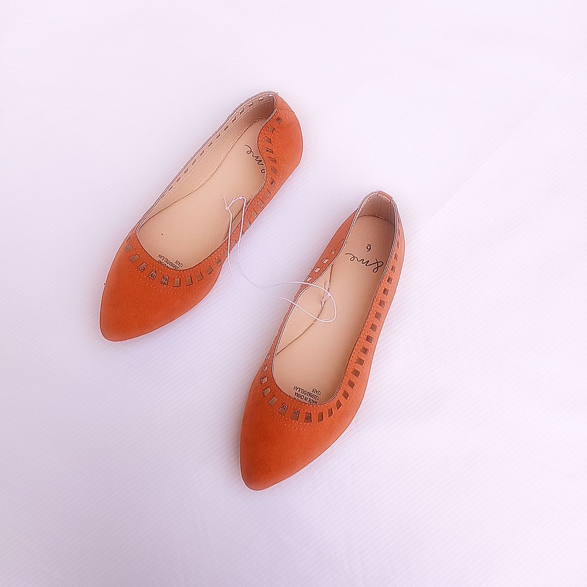 Flat Chestnut Corporate Shoes For Women