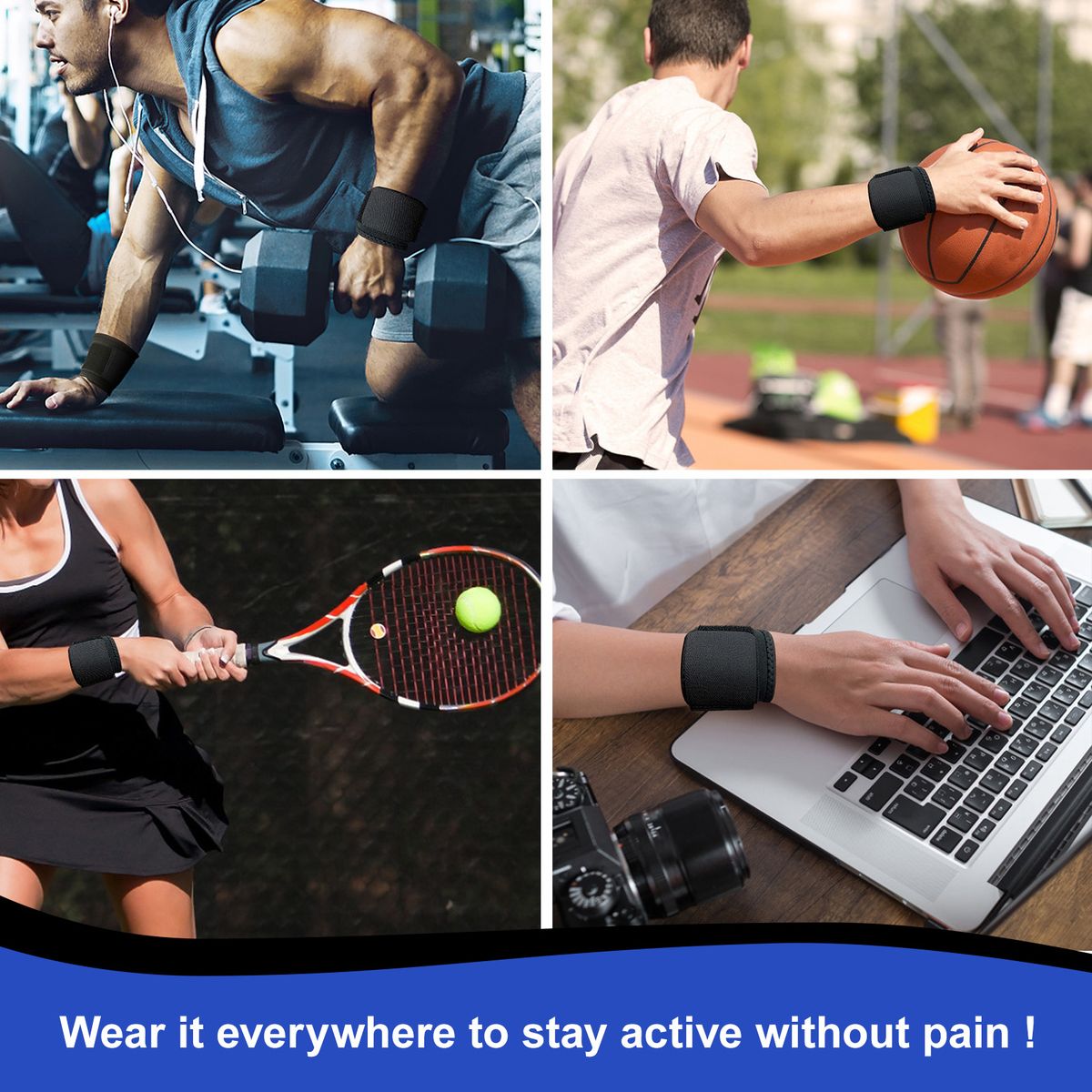 Wrist Support Brace Wrist Stabilizer Bandages Protector 1Pcs