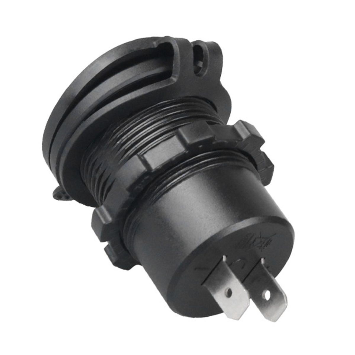 USB Car Charger Three Port Fast Car Adapter Red