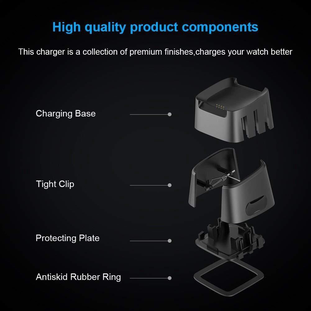 Charging Base for Fitbit Versa 2 Charger for Fitbit Versa 2 Smart Watch Charging Base