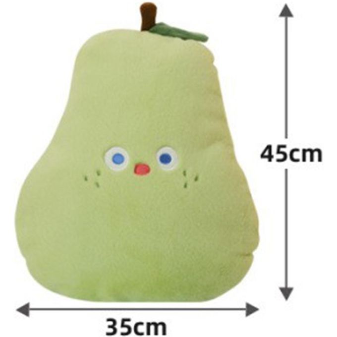 2x Fruit Pillow Toy Plush Sofa Cushion Seat Pad Home Chair Office