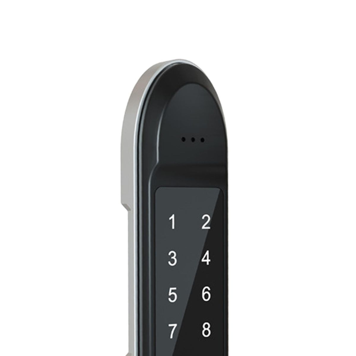 Smart Fingerprint Lock Password Keyless Door Lock Home Silver B
