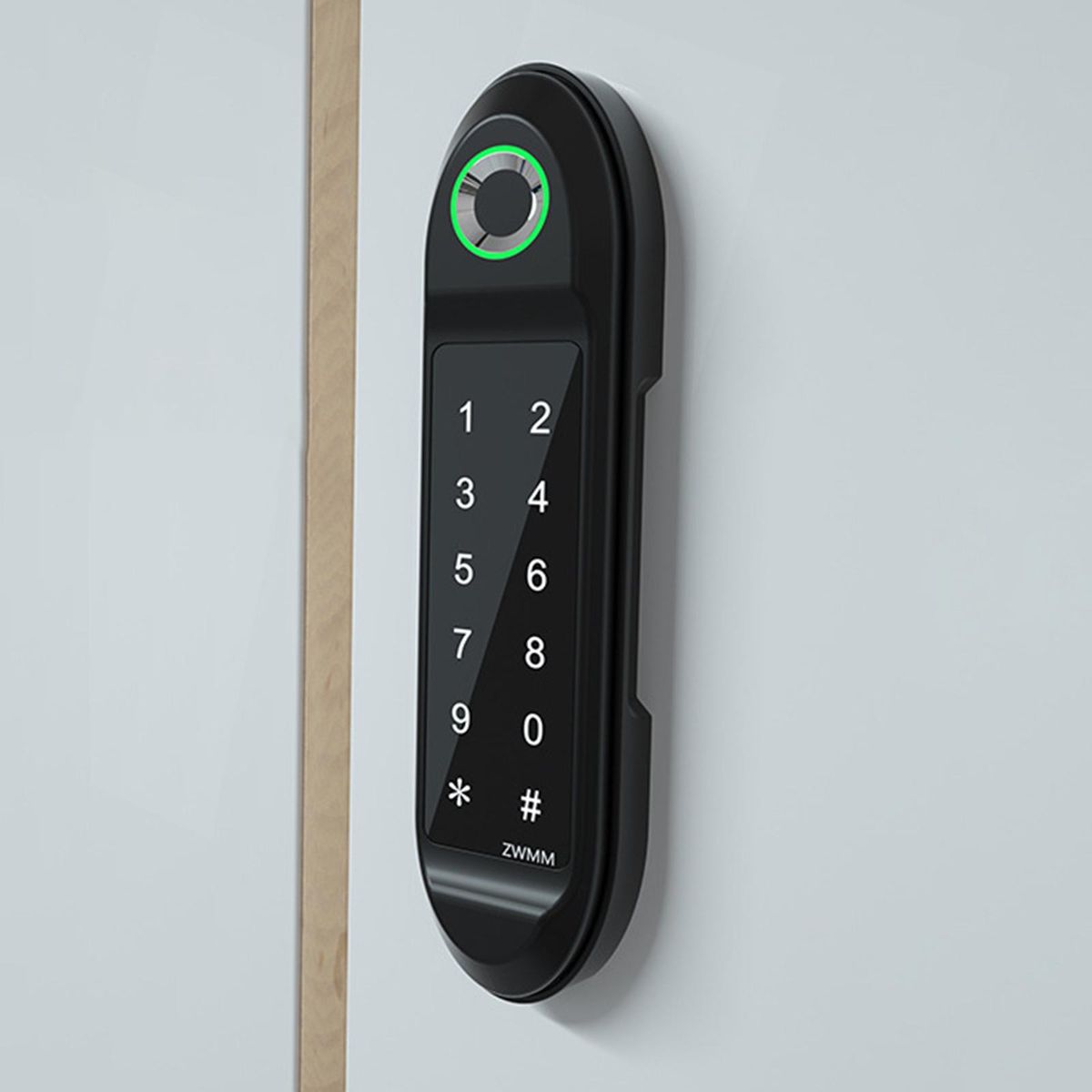 Smart Fingerprint Lock Password Keyless Door Lock Home Silver B
