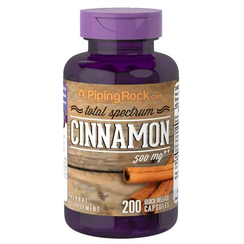 Cinnamon, 500 Mg,Total Spectrum  200 Capsules