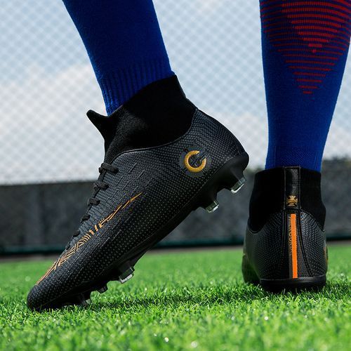 2023 Men's High-top Football Shoes Soccer Boots Sneakers