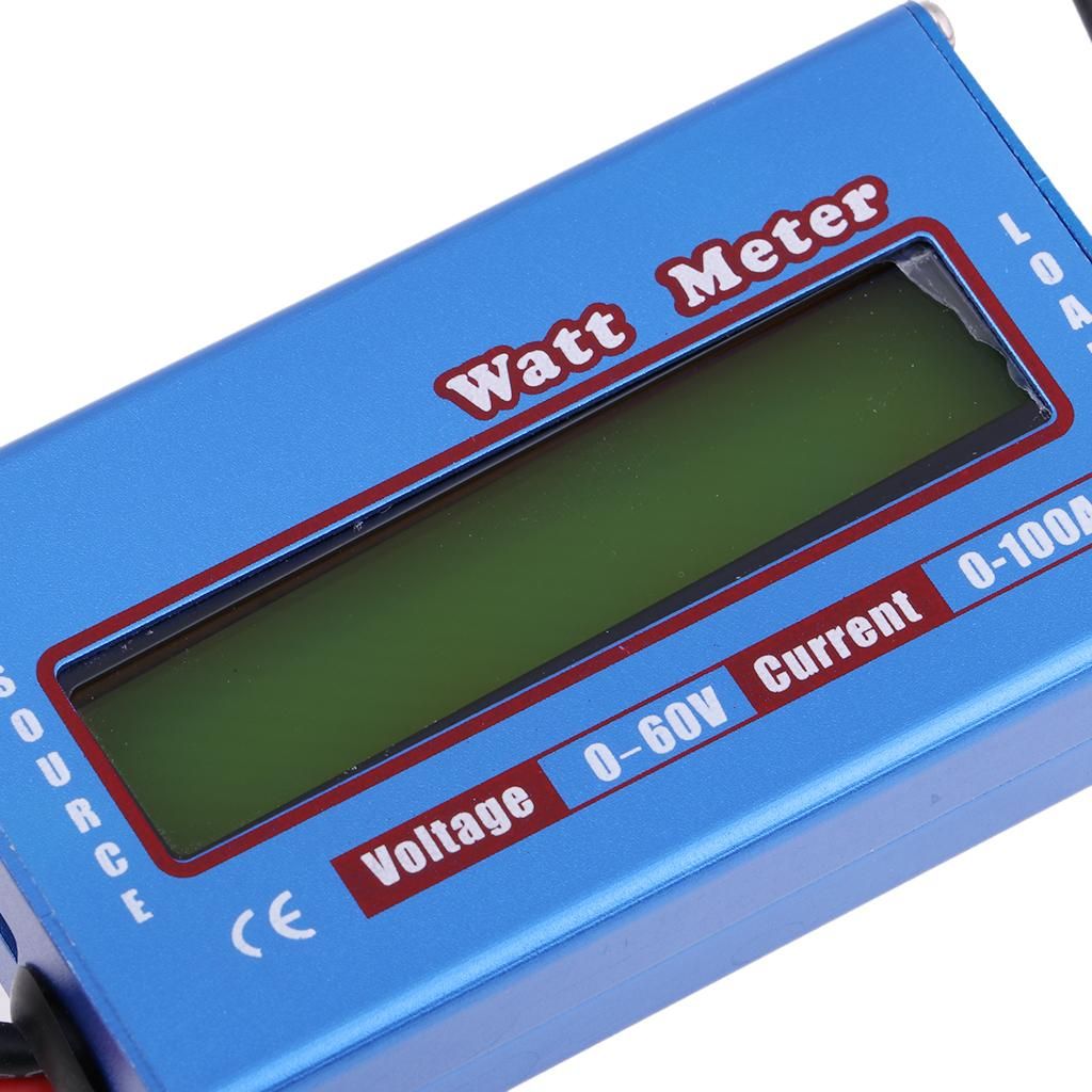 Digital LCD Battery 60V / 100A Wattmeter Voltage Amp Monitor RC DC