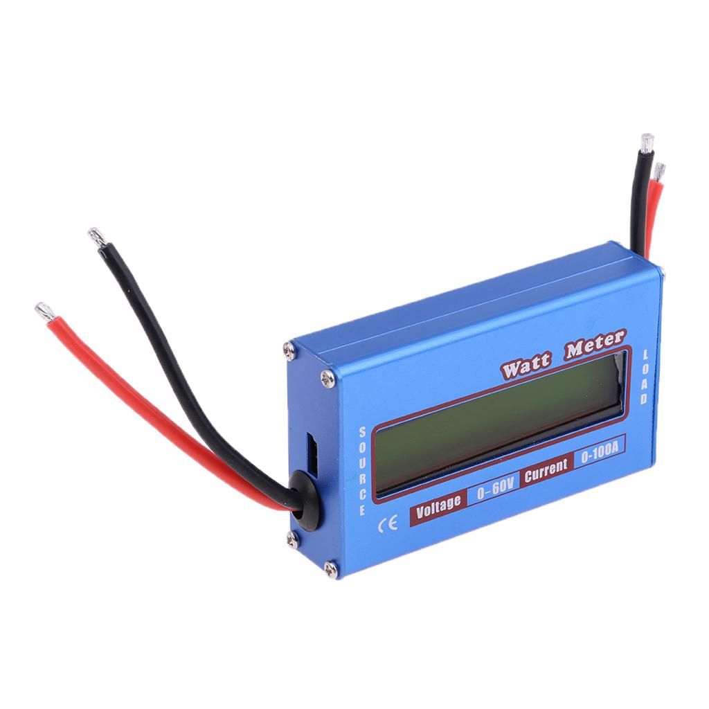 Digital LCD Battery 60V / 100A Wattmeter Voltage Amp Monitor RC DC