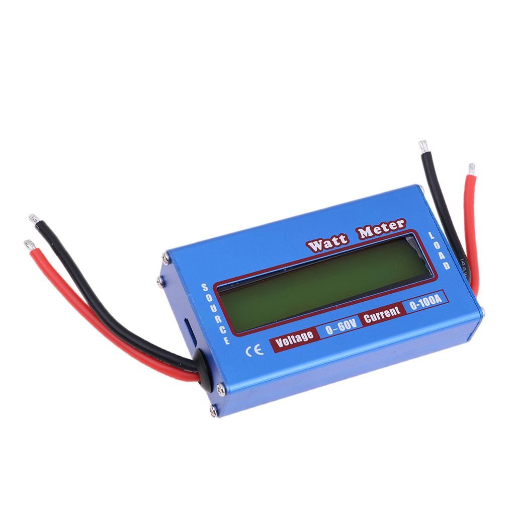 Digital LCD Battery 60V / 100A Wattmeter Voltage Amp Monitor RC DC
