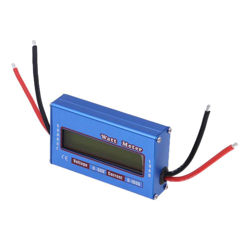 Digital LCD Battery 60V / 100A Wattmeter Voltage Amp Monitor RC DC