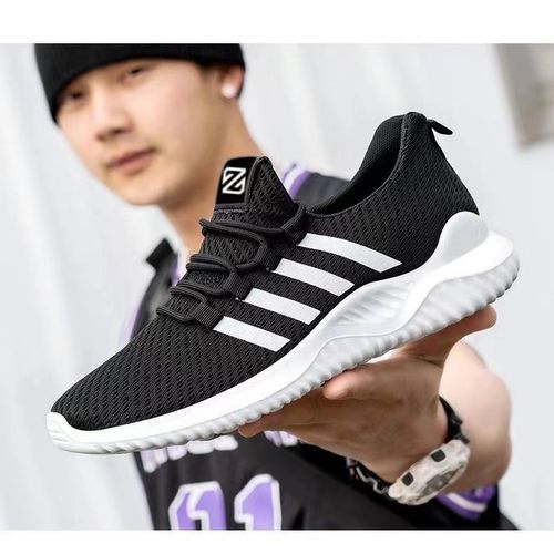 2022 Casual Shoes Mens Running Sneakers - Black