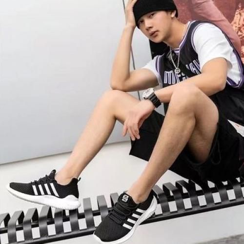 2022 Casual Shoes Mens Running Sneakers - Black
