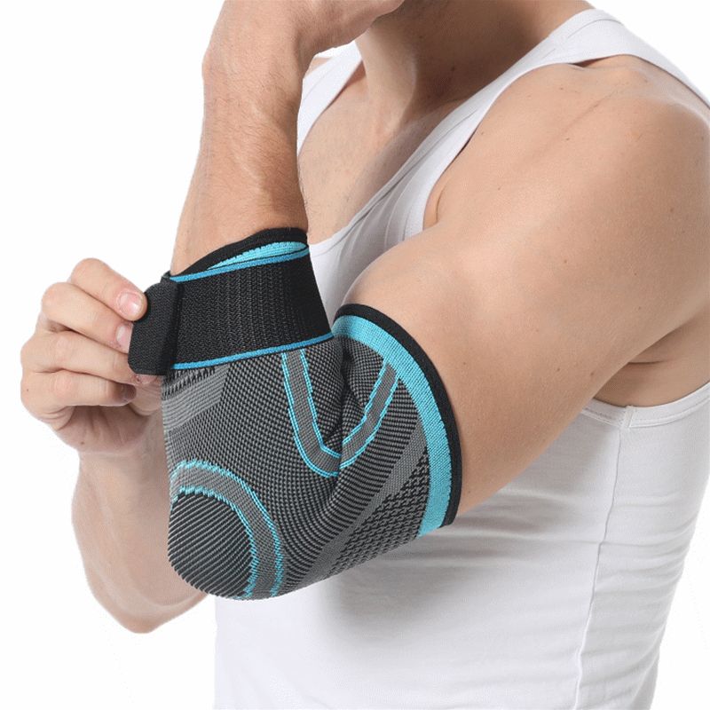 Sports Knit Adjustable Elbow Pads