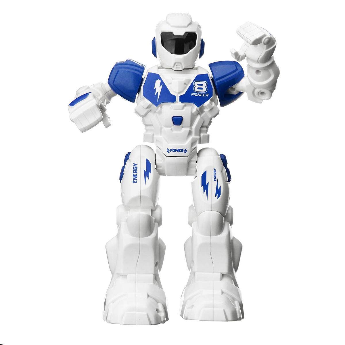 Intelligent Remote Control Programmable Robot Singing And Dancing Kids Gift Toy Blue