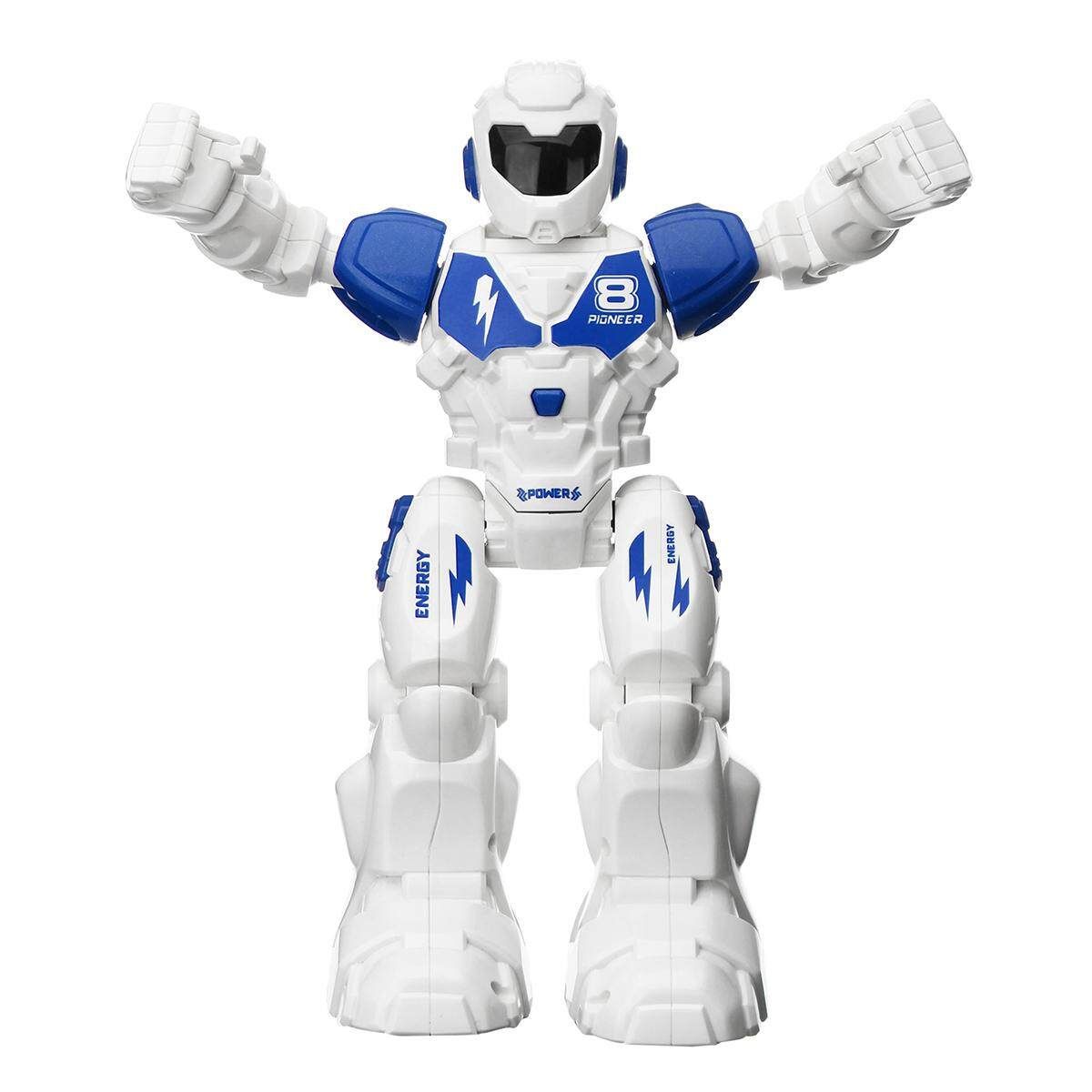 Intelligent Remote Control Programmable Robot Singing And Dancing Kids Gift Toy Blue