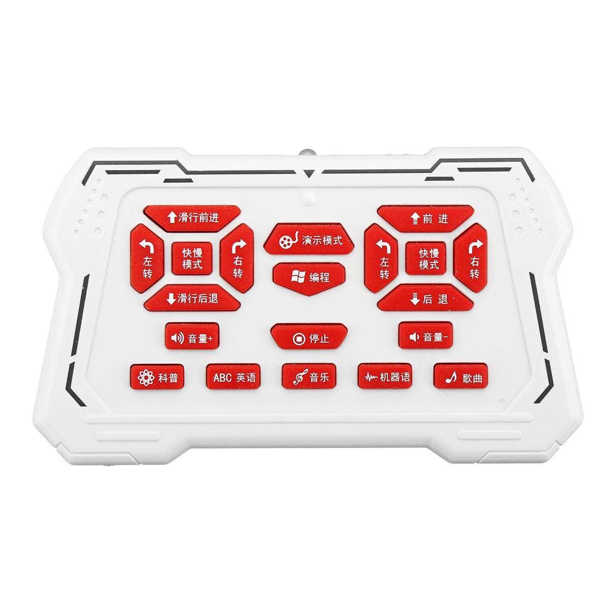 Intelligent Remote Control Programmable Robot Singing And Dancing Kids Gift Toy Blue