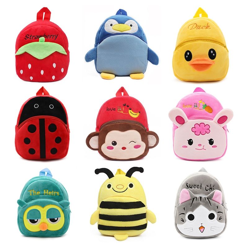 Kids Cartoon Backpack Kindergarten Children Cute School Bag Baby Girls Schoolbag(Rabbit)