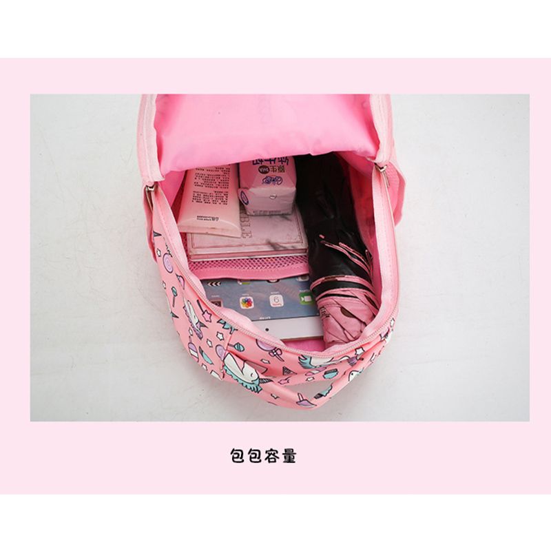 3-6 Years Kids Girls Cute Backpack Cartoon Unicorn SchoolBag