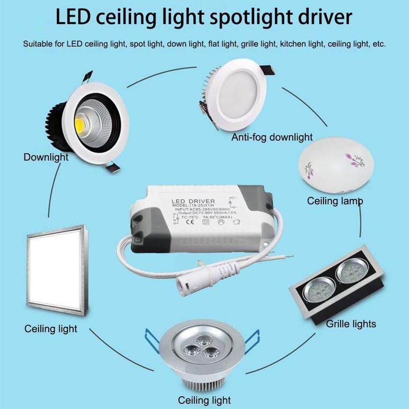 LED Driver 12-18W Output DC36-68V 300mA Power Supply For