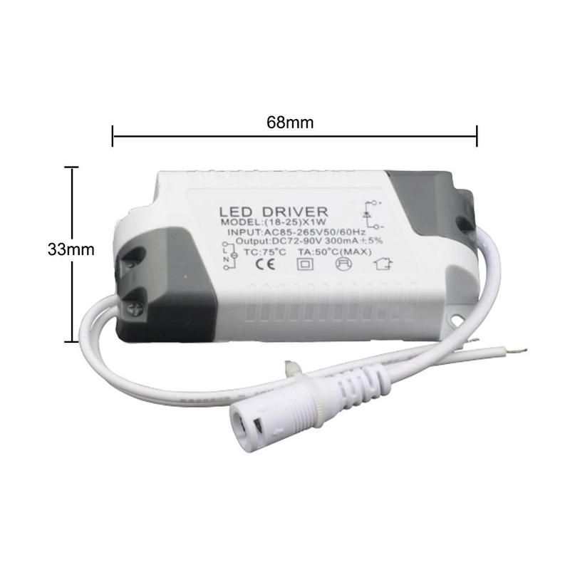 LED Driver 12-18W Output DC36-68V 300mA Power Supply For