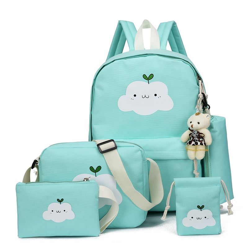 Children School Bags Set Teenagers 5pcs Backpacks