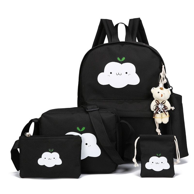 Children School Bags Set Teenagers 5pcs Backpacks