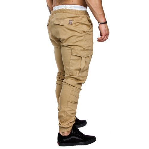 Mens Casual Cargo Pants Combat Joggers Sweatpants Jean Trousers Chinos