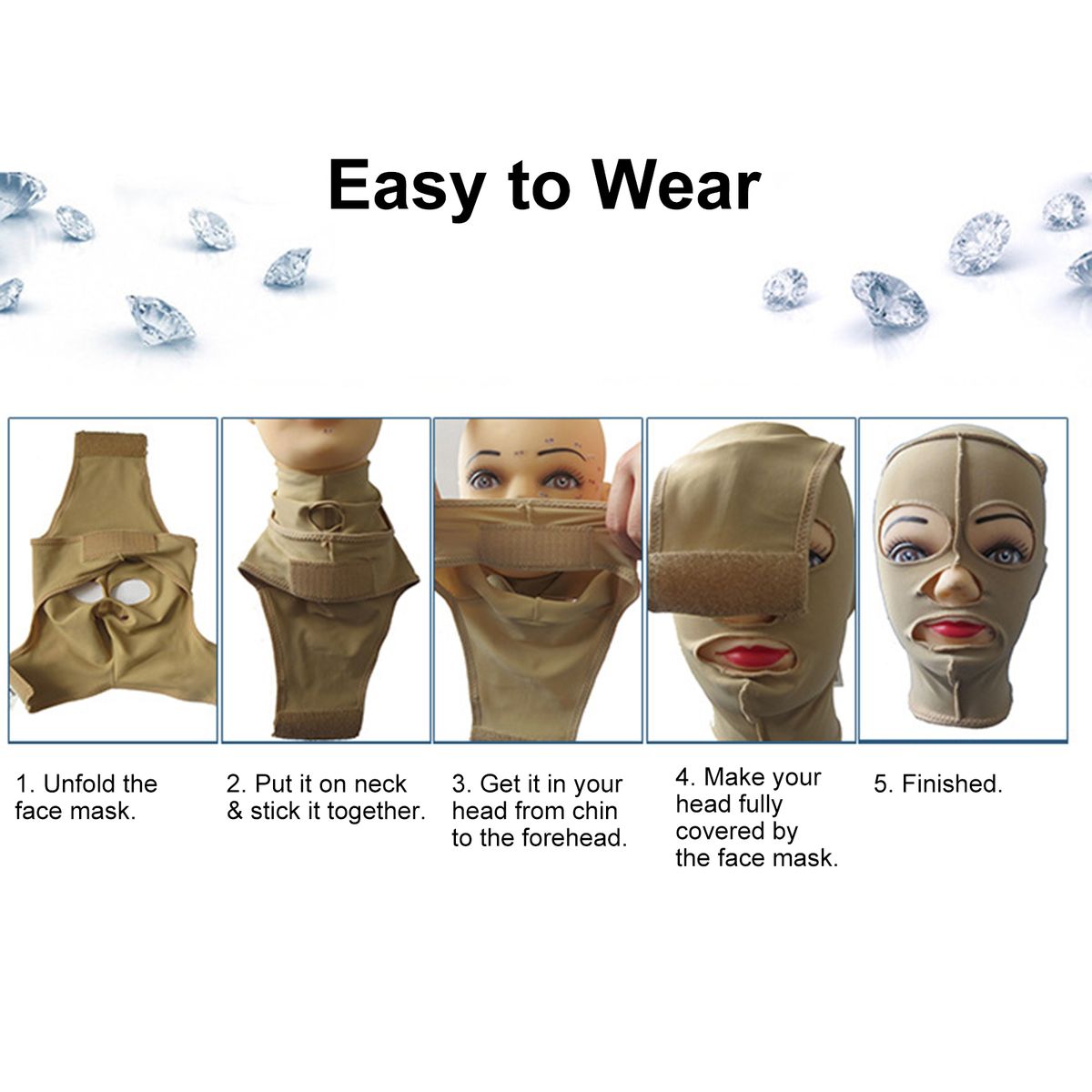 Reusable Face Slimmer Chin Slimming Mask Face Lifting Double