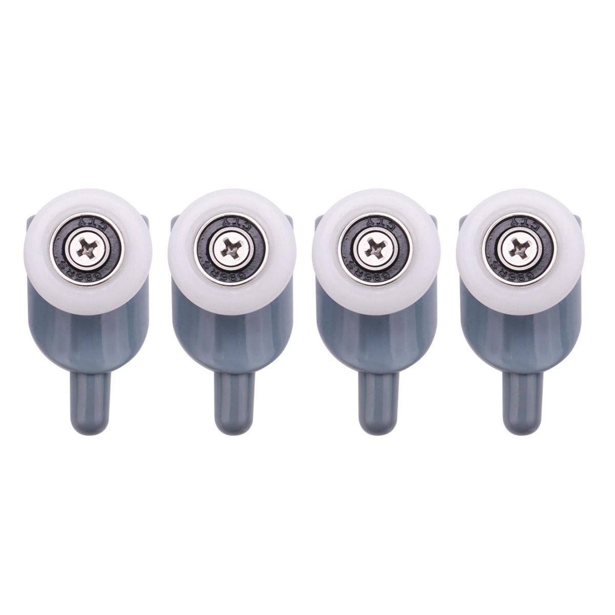 8Pc Shower Door Castors Rolls Shower Door Rollers Sliding Door Roller Guide Shower Spare Parts Glass Door Pulleys Wheels Runners Bathroom Roller Replacement  Single Wheel