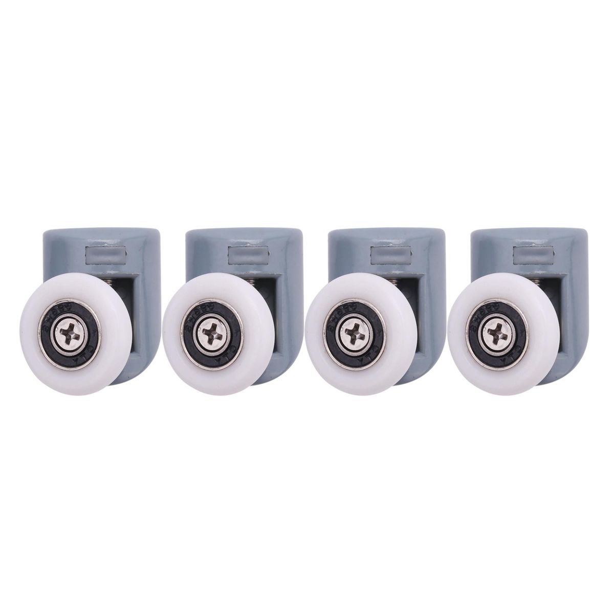 8Pc Shower Door Castors Rolls Shower Door Rollers Sliding Door Roller Guide Shower Spare Parts Glass Door Pulleys Wheels Runners Bathroom Roller Replacement  Single Wheel
