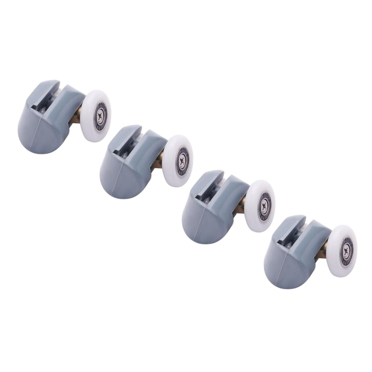 8Pc Shower Door Castors Rolls Shower Door Rollers Sliding Door Roller Guide Shower Spare Parts Glass Door Pulleys Wheels Runners Bathroom Roller Replacement  Single Wheel