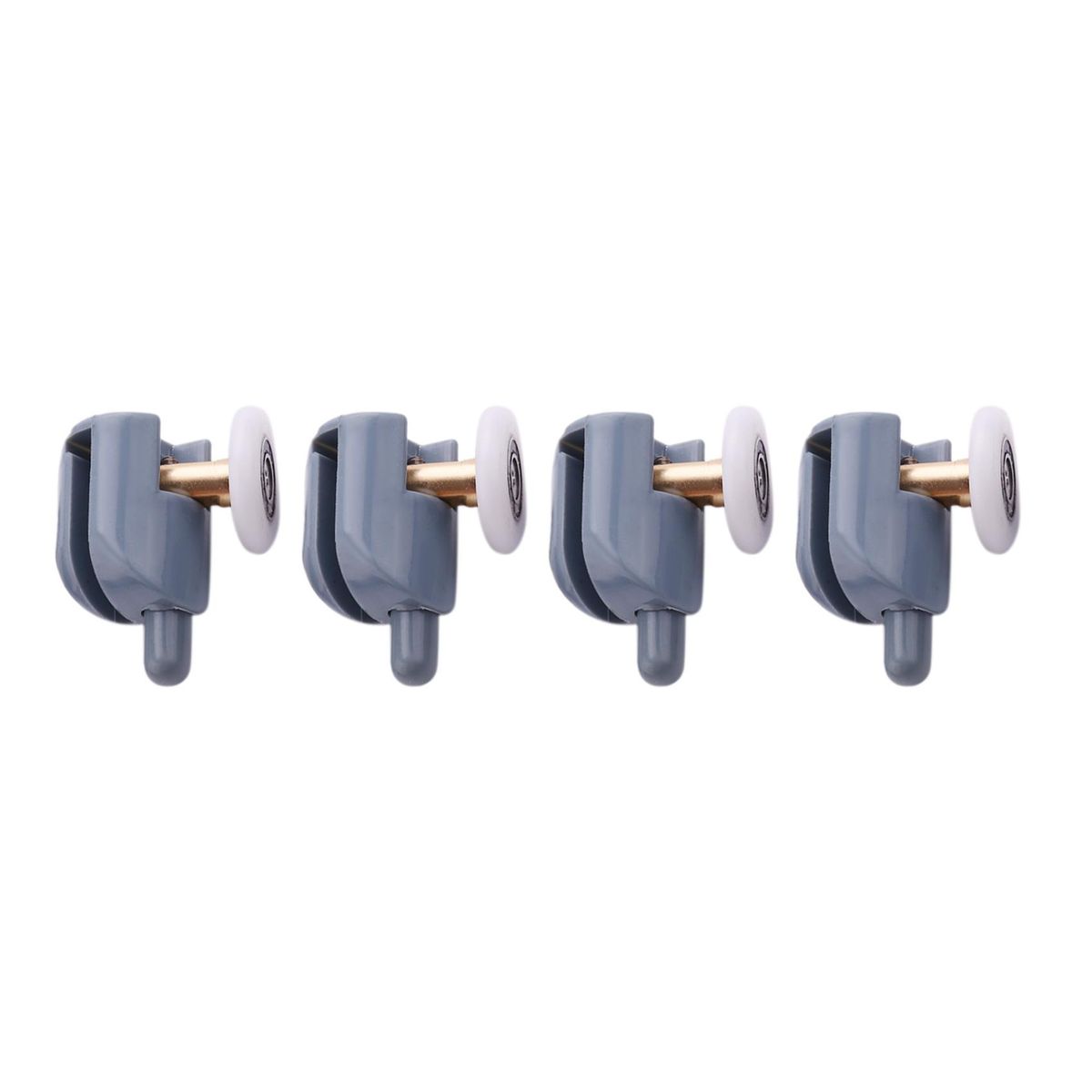 8Pc Shower Door Castors Rolls Shower Door Rollers Sliding Door Roller Guide Shower Spare Parts Glass Door Pulleys Wheels Runners Bathroom Roller Replacement  Single Wheel