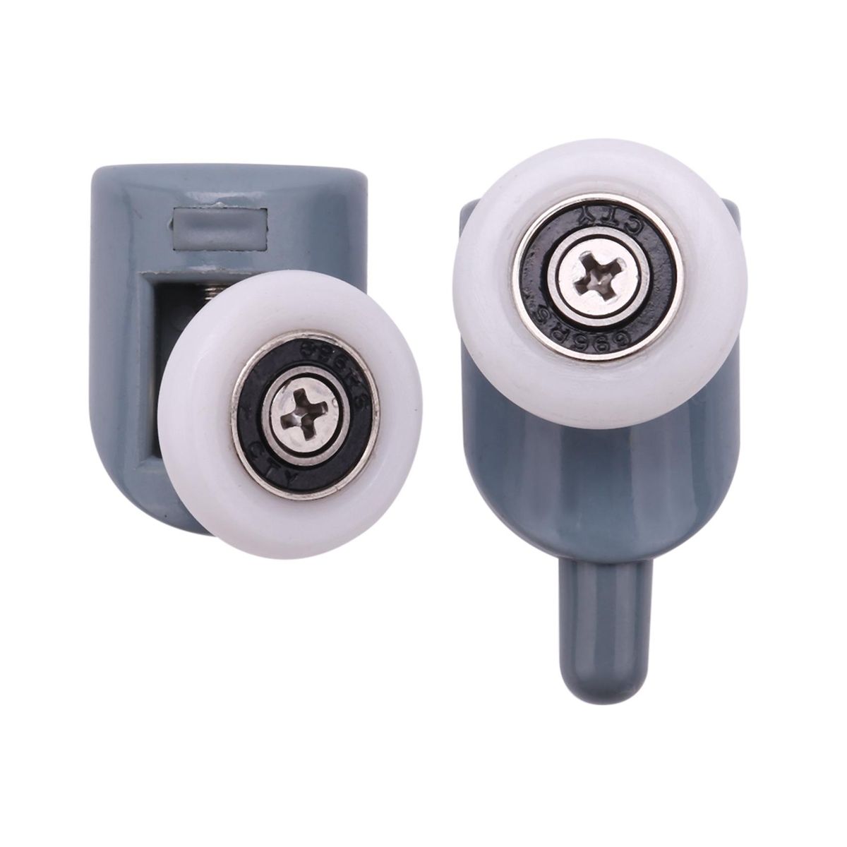 8Pc Shower Door Castors Rolls Shower Door Rollers Sliding Door Roller Guide Shower Spare Parts Glass Door Pulleys Wheels Runners Bathroom Roller Replacement  Single Wheel