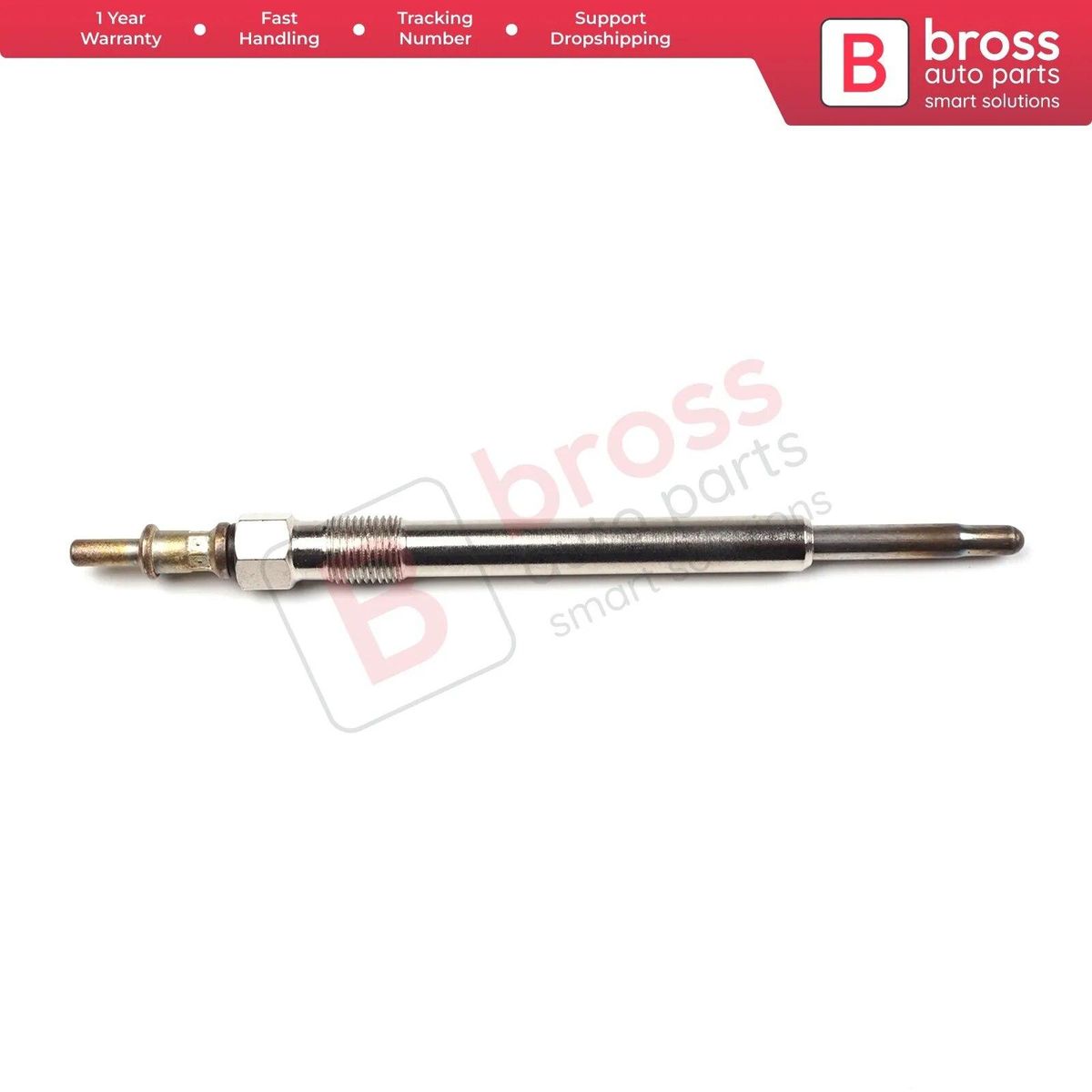 Bross Auto Parts BGP64 1 Piece Heater Glow Plugs GX2133, 0100266005 for Mercedes 30 CDi AMG Fast Shipment Ship From Turkey