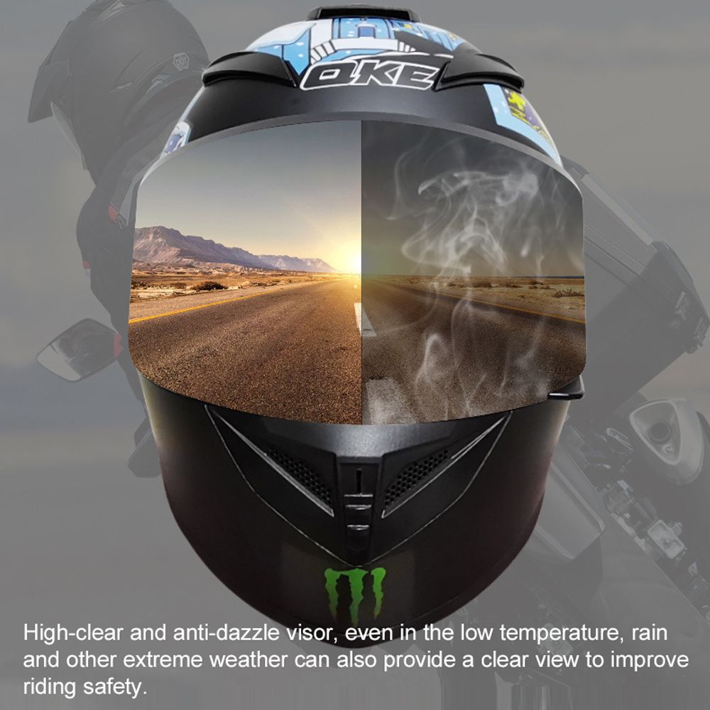 Motorcycle Street Bike Helmet Full Face Safety Helmet