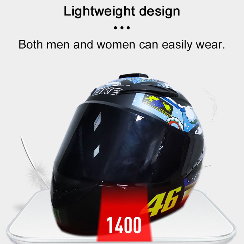 Motorcycle Street Bike Helmet Full Face Safety Helmet