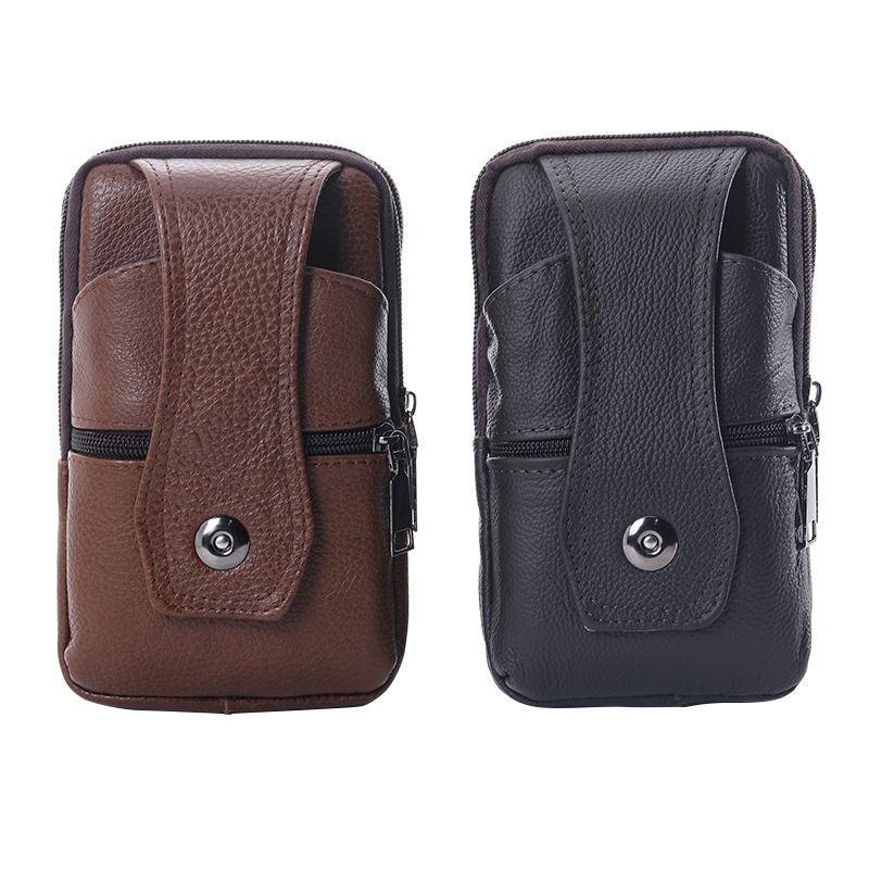 New Leather Mobile Phone Pocket Factory Wholesale Street