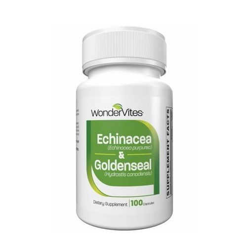 Echinacea & Goldenseal Root Supports A Healthy Immune System, Gluten Free 100 Capsules