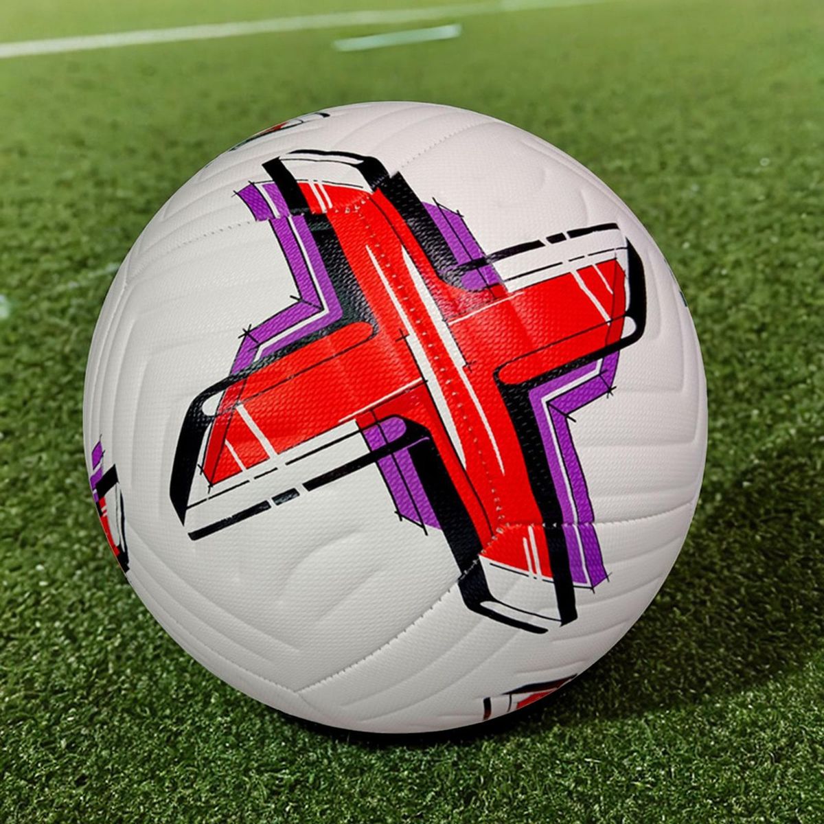Soccer Ball Size 5 Soccer Training Equipment Football Red