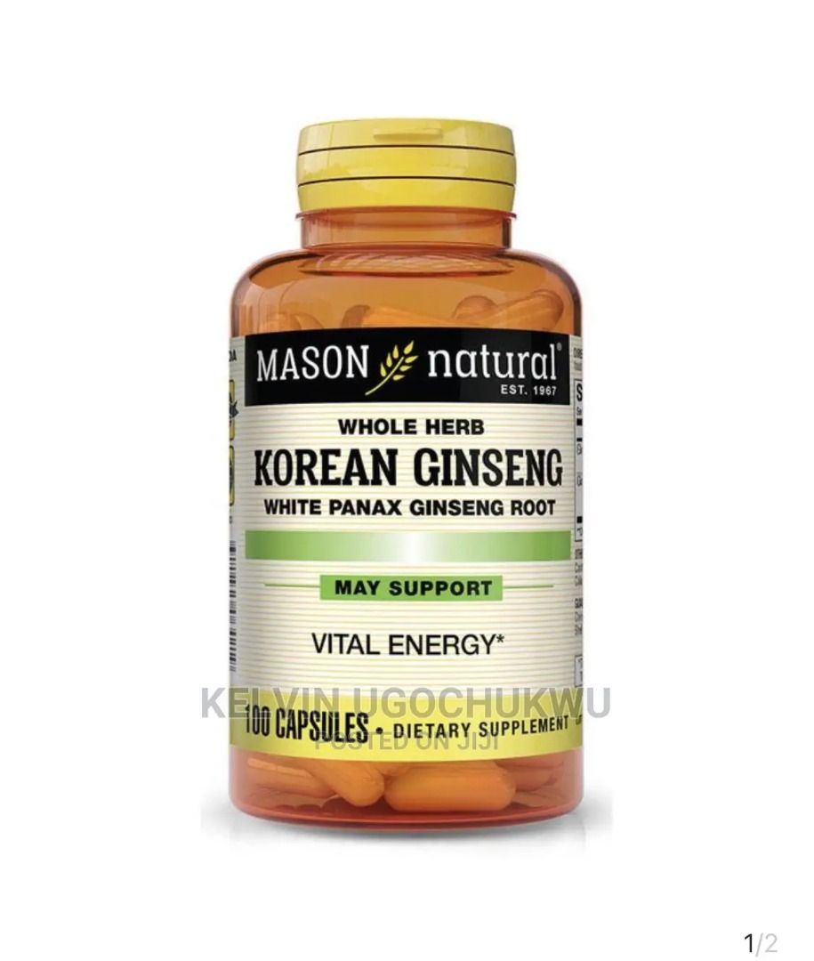 Korean Ginseng - 100 Capsules