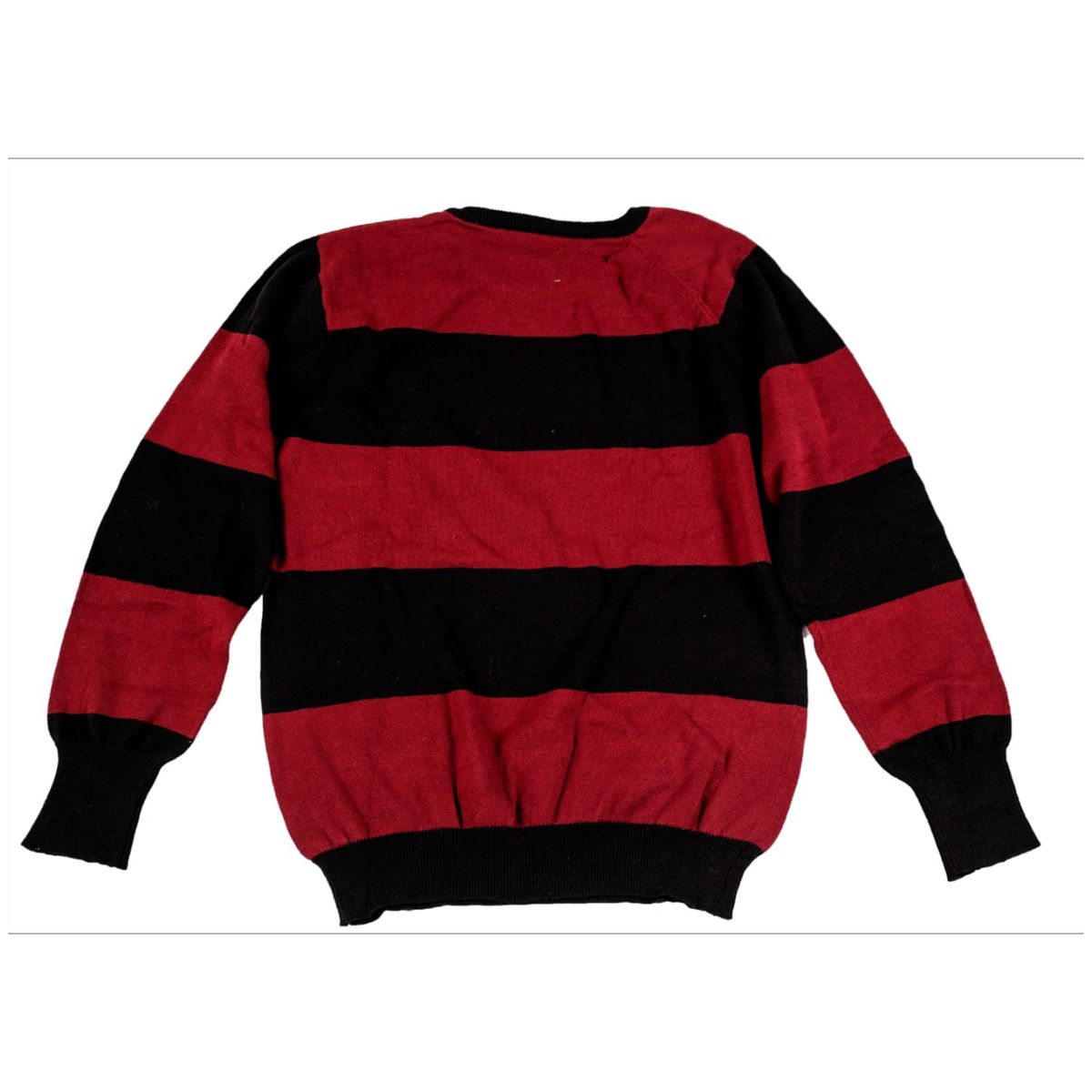 Mfed Wine Black Round Neck Long Sleeve Sweater