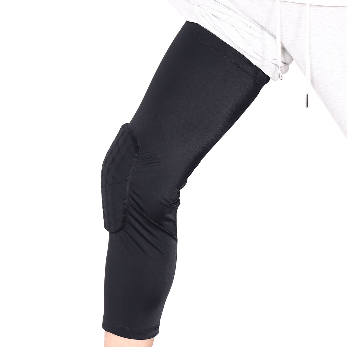 Adult Men Kids Basketball Pad Leg Knee Long Sleeve