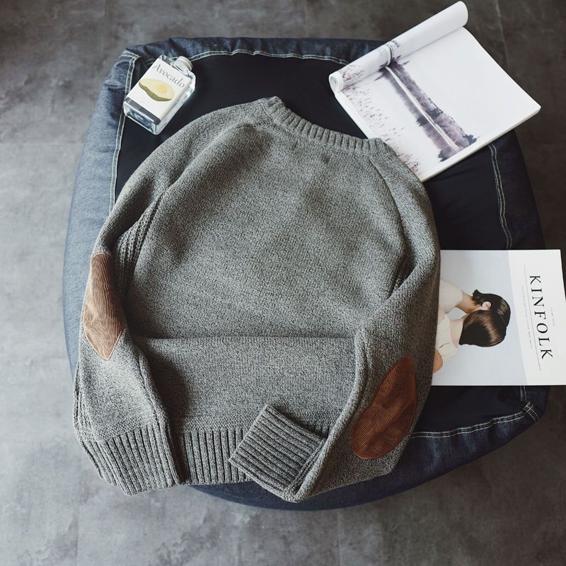 Mens Fashion Turtleneck Pullover Crewneck  Sweater